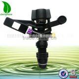 Hot Sale Double Nozzle Plastic Impact Sprinkler With Cap