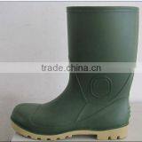 2016 New Sale Used Pvc Boots for Industry Green Safety Working Boots