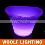 Bar Used Wine Cooler LED Color Changing Glowing Ice Bucket thumbnail-4