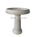 Cement Outdoor Handmade Garden Bird Bath Hot Sale thumbnail-2