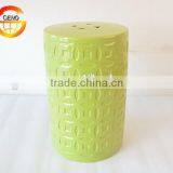 Light Green High Quality Indoor&outdoor Ceramic Stool thumbnail-1