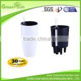 Vertical Tower Garden Self Watering Flowers Plastic Planter Planter Pots thumbnail-2