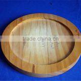 Round Cheap Custom Printed Wooden Dinner Plates thumbnail-1