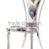 B353 New Arrival Velvet Fabric Dining Chair thumbnail-3