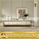 Modern Living Room Furniture Lcd tv Stand Design With Marble Top thumbnail-2