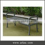 Arlau Vintage Metal Garden Chairs,New Launch Simple High Quality Outdoor Metal Bench,Oem Outdoor Iron Bench thumbnail-1