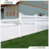 Fentech White Picket Top Vinyl Economic Garden Fence