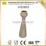 FSC Natural Unfinished Wooden Candle Holder Wholesale thumbnail-1