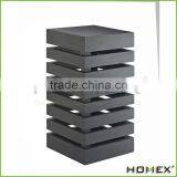 Bamboo Slated Risers Food Display Rack in Black Homex BSCI/Factory thumbnail-1