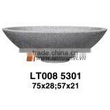 Southern Vietnam Manufacturer Elegant Decorative Poly Blaste Bowl Pot thumbnail-1