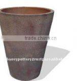 Vietnam Old Stone Outdoor Planter, Outdoor Pottery thumbnail-1