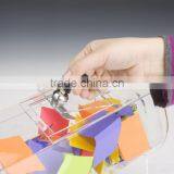 Acrylic Raffle Drum With Locking Door, Countertop - Clear thumbnail-3