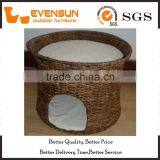 Burger Shape Pet Cat Bed Wicker Furniture thumbnail-1