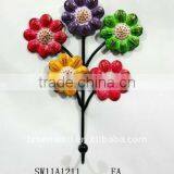 New Design Iron Flower Wall Hook for Home Decoration thumbnail-1