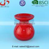 Glazed Red Ceramic Vase Centerpieces for Wedding Table thumbnail-2