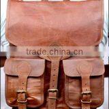 Classic Design Handmade Vintage Leather College Bag thumbnail-2
