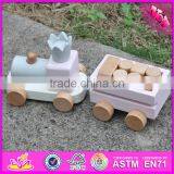 2016 New Design Wooden Train Pull Toys for Toddlers W05C076 thumbnail-3