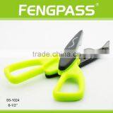 S5-1024 6.5 Inch 2Cr13 Stainless Steel Blade With Plastic Handle Pattern Cutting Scissors thumbnail-3