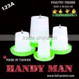 123A CROWN Plastic Gear Box Chicken Feeder thumbnail-3