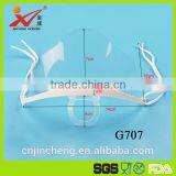 Factory Directly Sale Catering Industrial Big Smile Sanitary Clear Plastic Transparent Face Mask for Food Service in Workshop thumbnail-1