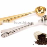 Food grade 18/8Stainless Steel coffee scoop Bag Clip coffee spoon