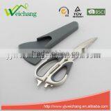 WCSC543 Soft Grip Scissors Heavy Duty Checkered Chef Multifunction Kitchen Scissors Shears With Holder thumbnail-2