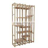 Book Rack Unique Natural Teak Wood Furniture thumbnail-3