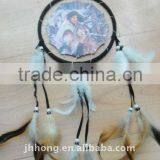 2014 Fashion Indian Feather Suede Dream Catcher