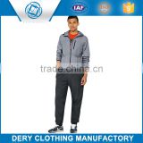 Professional cotton polyester tracksuit in moisture fabric