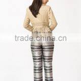 Wholesale New Fashion Fringing Hem Leather Lady Jacket thumbnail-4