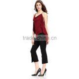 Domin Fashion Sleeveless off Shoulder Lady Top thumbnail-5