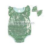 Hot Sale New Style Romper Baby Girl's Full Sequin Romper, Pretty Baby One pc Clothing thumbnail-6