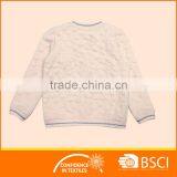 Without Hood Zip up Heart Jacquard Design Kid Jacket thumbnail-2