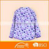Winter Down Full Printed Polar Fleece Girls Coat thumbnail-2