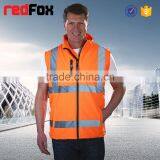 High Visibility Security Padding Guard Safety Vest Custom Logo thumbnail-1