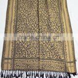 Fashion Classic Large Jacquard 100%viscose Leopard Pashmina Shawl thumbnail-1