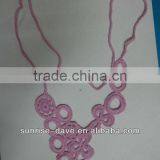 Wholesale 100% Cotton Crochet Lace Trim Blouse Patch for Collar thumbnail-1