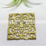 Brass Flower Jewelry Parts Metal Flower Jewelry Accessories Hollow Out Metal Flower Garment Accessories thumbnail-3