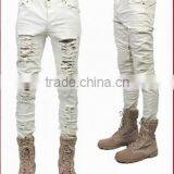 Biker Jeans Blue Denim Jeans Pants(lotbike024) thumbnail-1