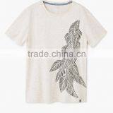 Wholesale Minimalism Cotton Water-based Printing T Shirts thumbnail-3