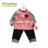 2017 New Design Baby Clothes Wholesale Baby Boys Sleep Set 2 Pieces Baby Boy Pajamas thumbnail-3