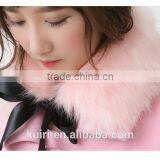 Winter Faux Fur Collar Brand New 2016 Fashion Women Fox Fur Scarf 52cm Long Female Warm Scarves White Black thumbnail-4