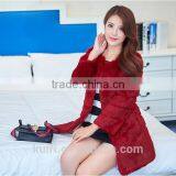 Genuine Rabbit Fur Coat Women Rabbit Fur Coat Winter Natural Fur Jacket Winter Overcoat thumbnail-6