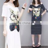 Z&M New Women Latest Fashion Dress Cartoon Dress Sheath Dress thumbnail-4