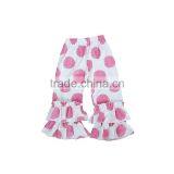 Wholesale Giggle Moon Latest Design Children Pants Girls Cotton Ruffle Cropped Trousers thumbnail-1