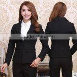 Custom Office Ladies Two Pieces Set Business Women Trousers Formal Suits Wholesale thumbnail-2