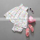 Cotton Baby Girl Cotton Summer Dress With Bloomer 2-piece Set thumbnail-1