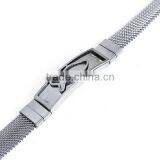 304 Stainless Steel Bracelets Silver Tone Rectangle Fish Curve 21.5cm Long thumbnail-2