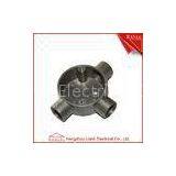 Aluminum EMT / IMC Conduit Junction Box Three Way Pipe Fitting Customized