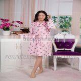 Colorful Micro Polar Fleece for Girls Bathrobe thumbnail-2